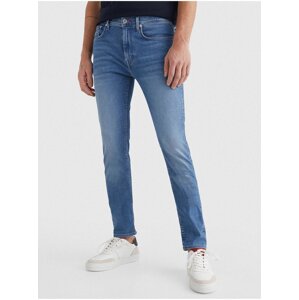 Modré pánské slim fit džíny Tommy Hilfiger - Pánské