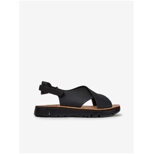 Černé dámské kožené sandály Camper - Dámské