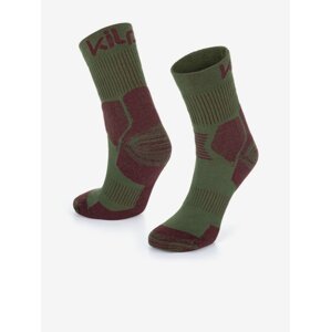 Khaki unisex outdoorové ponožky Kilpi ULTRA-U
