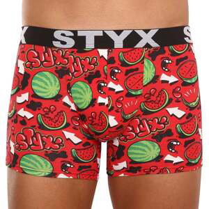 Pánské boxerky Styx long art sportovní guma melouny