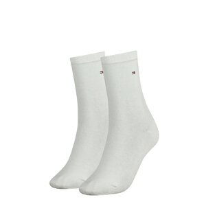 2PACK dámské ponožky Tommy Hilfiger vysoké bílé
