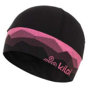 Černo-růžová běžecká čepice Kilpi TAIL-U