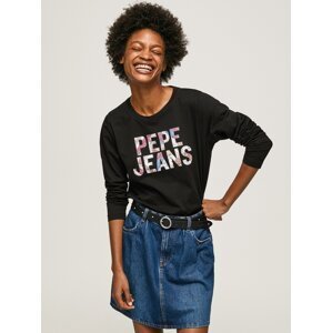 Černé dámské tričko Pepe Jeans Luna