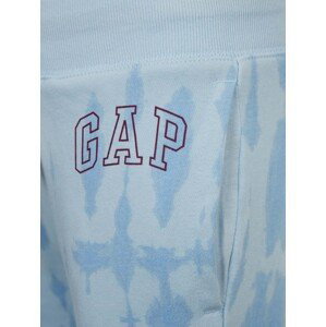 Modré klučičí tepláky batikované logo GAP