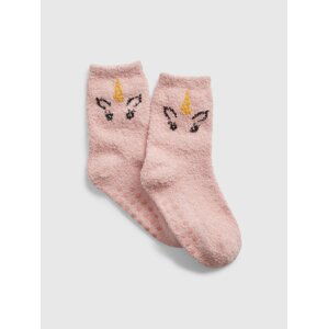 Růžové holčičí vzorované ponožky GAP