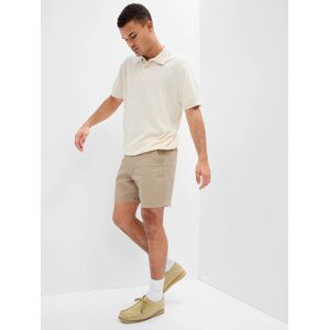 Béžové pánské kraťasy GAP essential khaki