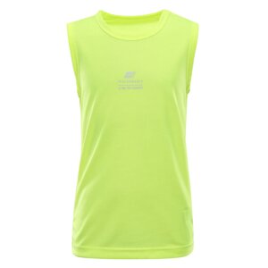 Dětské rychleschnoucí tílko ALPINE PRO NEQO neon safety yellow