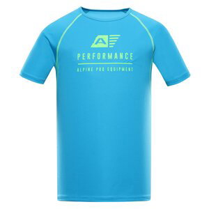 Pánské funkční triko s cool-dry ALPINE PRO PANTHER neon atomic blue