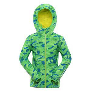 Dětská softshellová bunda s membránou ALPINE PRO LANCO neon green