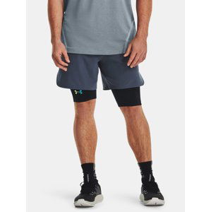 Tmavě šedé sportovní kraťasy Under Armour UA Peak Woven Shorts