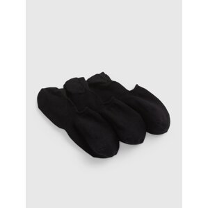 Sada tří párů pánských neviditelných ponožek v černé barvě GAP