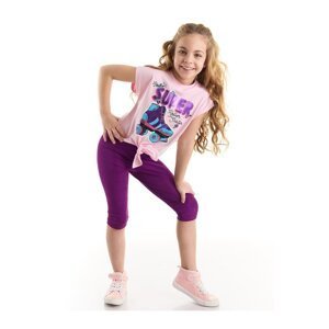 mshb&g Super Roller Girl T-shirt Tights Set