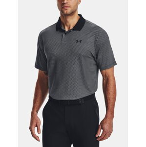 Černé vzorované sportovní polo tričko Under Armour UA Perf 3.0 Printed Polo
