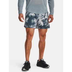 Bílo-modré pánské vzorované sportovní kraťasy Under Armour UA Train Anywhere Prtd Short