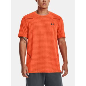 Oranžové sportovní tričko Under Armour UA Seamless Grid