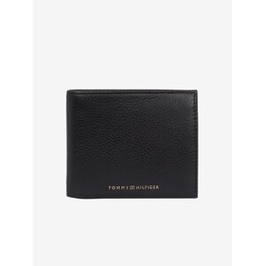 Černá pánská kožená peněženka Tommy Hilfiger Premium Leather CC and Coin