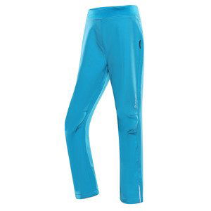 Dětské softshellové kalhoty ALPINE PRO SMOOTO neon atomic blue