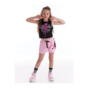 mshb&g Rock Life Girl's Crop Top Shorts Set