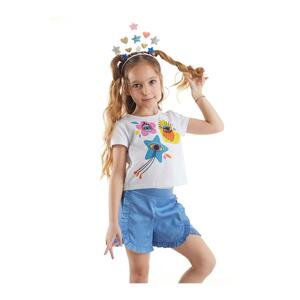 mshb&g Eyes Girls T-shirt Shorts Set