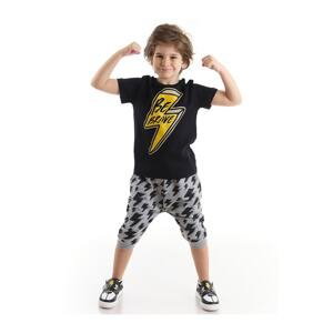 mshb&g Be Brave Boys T-shirt Capri Shorts Set