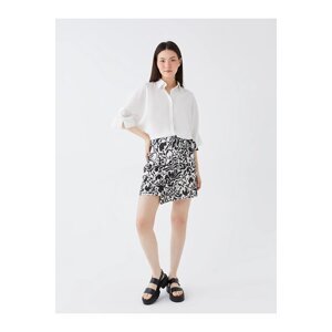 LC Waikiki LCW Casual Tie Detail Patterned Women's Skirt