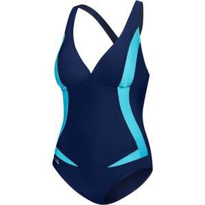 Plavky pro ženy AQUA SPEED Greta námořnická modrá/modrý vzor 04