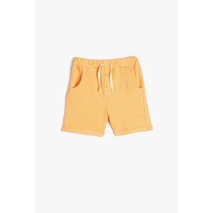 Koton Baby Boy Basic Buttoned Cotton Shorts with Pockets 3SMB40178E