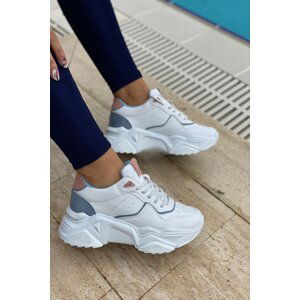 İnan Ayakkabı WOMEN'S WHITE&BLUE&POWDER SNEAKER SNEAKERS