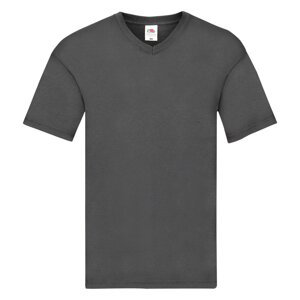 Graphite T-shirt Original V-neck Fruit of the Loom