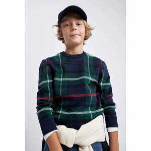 DEFACTO chlapecký regular fit pulovr s kulatým výstřihem
