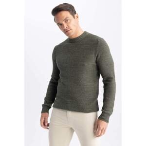DEFACTO Standardní střih pulovr s kulatým výstřihem