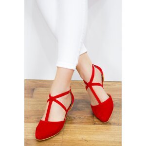 Liščí boty Červené dámské boty