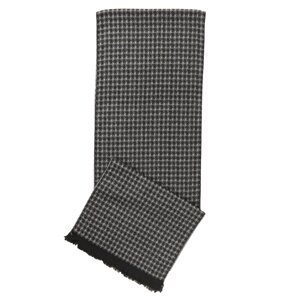 ALTINYILDIZ CLASSICS Men's Black-Grey Grey-Black Patterned Knitted Scarf