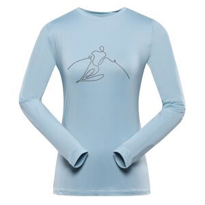 Dámské rychleschnoucí triko ALPINE PRO LOUSA aquamarine varianta pa