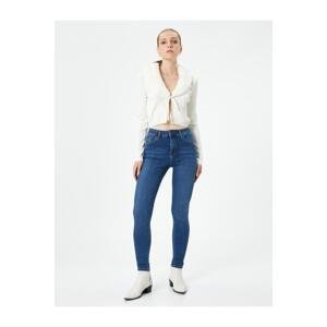 Koton High Waisted Jeans with Skinny Legs, Slim Fit - Carmen Jean