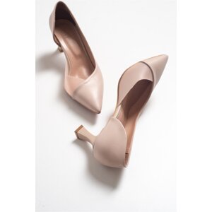 Dámské boty LuviShoes 353 Nude Skin Heels