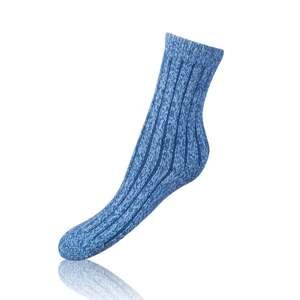 Modré dámské ponožky Bellinda SUPER SOFT SOCKS