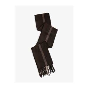 Koton Striped Scarf Tassel Detail