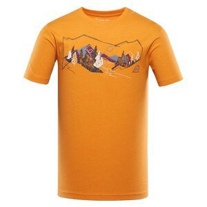 Pánské rychleschnoucí triko ALPINE PRO BOLEN russet orange varianta pa