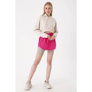 Bigdart 1888 Sweatshirt And Pullover Under Shirt Skirt - Dark Pink