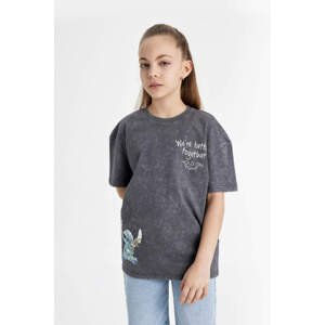 DEFACTO Nadměrná velikost Lilo & Stitch licencované tričko s krátkým rukávem