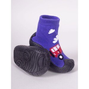 Dětské protiskluzové ponožky pro chlapce Yoclub s gumovou podrážkou P2