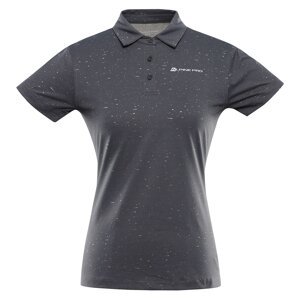 Dámské rychleschnoucí polo triko ALPINE PRO COOWELA dk.true gray