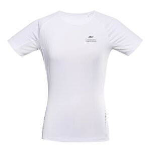 Dámské rychleschnoucí triko s cool-dry ALPINE PRO BONDA white