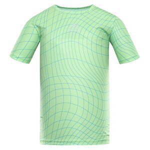 Pánské rychleschnoucí triko ALPINE PRO BASIK neon green gecko varianta pa