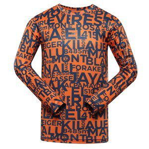 Pánské rychleschnoucí triko ALPINE PRO LOUS orange tiger varianta pb