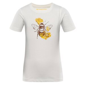 Dětské triko z organické bavlny ALPINE PRO TERMESO creme varianta pa