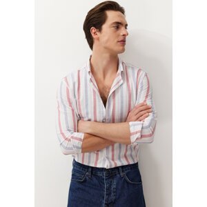 Trendyol Blue Striped Summer Shirt