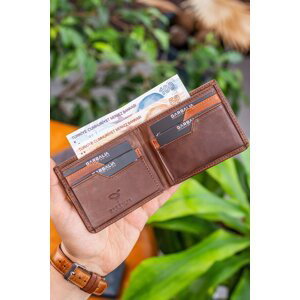 Garbalia Leather Brown Men's Wallet