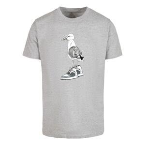 Pánské tričko Seagull Sneakers - šedé